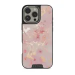 Golden Coral - Pink iPhone 16 Pro Max Case, Elite Dark (MagSafe) / Silver