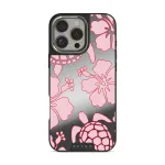 Tan Break - iPhone 16 Pro Case, Elite Mirror Dark (MagSafe) / Silver