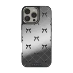 Coquette - iPhone 16 Pro Max Case, Elite Mirror Dark (MagSafe) / Silver