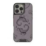 Scorpio - iPhone 16 Pro Max Case, Elite Dark (MagSafe) / Silver / Purple