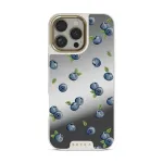 Blueberry Muffin - iPhone 16 Pro Case, Elite Mirror Light (MagSafe) / Gold