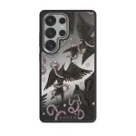 Song Unbroken - Samsung Galaxy S25 Ultra Case, Elite Mirror Dark (Magnetic) / Silver