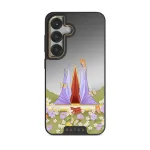 Sunrise - Samsung Galaxy S25 Plus Case, Elite Mirror Dark (Magnetic) / Gold