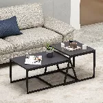Diivanilaud, Hanah Home, antratsiit, 75 x 38 x 50, cm