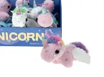 Plush toy - 613812 - twisting tail - ANIMALS - UNICORN - size 28 cm