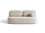 Velvet Sofa With Bed Function And Box, "Sophia", 3 Seats, 202x110x89 Made in Europe