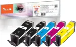 Peach Ink Economy Pack PI100-356 (compatible with Canon PGI-580, CLI-5