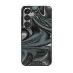 Lightning Strike - Samsung Galaxy S25 Case, Elite Dark (Magnetic) / Silver