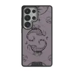 Scorpio - Samsung Galaxy S25 Ultra Case, Elite Dark (Magnetic) / Silver / Purple