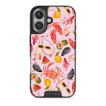 Bajo El Sol - iPhone 16 Plus Case, Elite Dark (MagSafe) / Silver