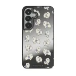 Snooze - Samsung Galaxy S25 Plus Case, Elite Mirror Dark (Magnetic) / Silver