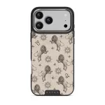 Leo - iPhone 17 Pro Max Case, Elite Dark (MagSafe) / Silver / Nude