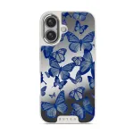 Butterfly Effect - iPhone 16 Case, Elite Mirror Light (MagSafe) / Silver