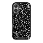 Starry Night - Stars iPhone 16 Plus Case, Elite Dark (MagSafe) / Silver