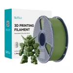 3D-printimise filament &ndash; Sunlu PLA+ 2.0, 1,75 mm, tolerants &plusmn;0,02 mm, kiirus kuni 300 mm/s, oliiviroheline