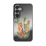 Farmers Market - Samsung Galaxy S25 Case, Elite Mirror Dark (Magnetic) / Silver