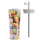Paradise - Travel Mug, 700 ml / Flap & Straw Set