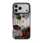Afternoon Tea - iPhone 17 Pro Max Case, Elite Mirror Dark (MagSafe) / Silver