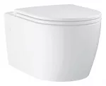 Grohe Start Round &ndash; riputatav WC-pott pehme sulguvaga kaanega, raamita, Alpi valge 103848SH00