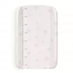 Rigid contoured changing mat topper 85x50 cm for crib and dresser stars ECOTOYS