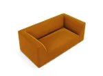 Velvet Sofa, "Siena", 2 Seats, 174x92x69 Made in Europe