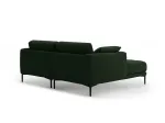 Left Velvet Sofa, "Lazio", 2 Seats, 205x174x86 Made in Europe