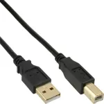 USB &bdquo;InLine&ldquo; kaabel USB-A &ndash; USB-B, 10 m, must (34550S)