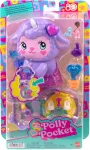 &bdquo;Mattel Polly Pocket&ldquo; figuur &bdquo;Avikornas&ldquo; &ndash; &bdquo;Unistuste maa&ldquo;, kompaktne komplekt JCB15
