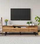 TV-alus, Hanah Home, p&auml;hklipuu, 180 x 48 x 29,8