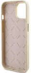 "Glitter Glossy Script iPhone 15" Light Gold