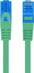Patchcord S/FTP Cat.6A LSZH CCA 1m green