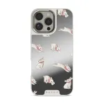Late Again - iPhone 16 Pro Max Case, Elite Mirror Light (MagSafe) / Silver