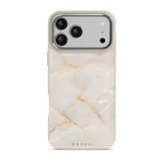 Vanilla Sand - Marble iPhone 17 Pro Max Case, Elite Light (MagSafe) / Silver