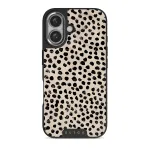 Almond Latte - Cute iPhone 16 Plus Case, Elite Dark (MagSafe) / Silver