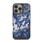 Butterfly Effect - iPhone 16 Pro Case, Elite Mirror Dark (MagSafe) / Silver