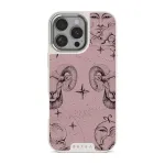 Aries - iPhone 16 Pro Case, Elite Light (MagSafe) / Silver / Pink