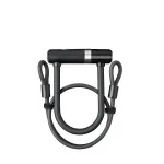 U-lukk AXA Newton Mini+Cable 100*8, terastrossiga