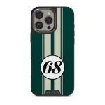Classic Racing - iPhone 16 Pro Case, Elite Dark (MagSafe) / Gunmetal