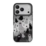 Spooky - iPhone 17 Pro Case, Elite Mirror Dark (MagSafe) / Silver