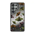 Secret Visitors - Samsung Galaxy S25 Ultra Case, Elite Mirror Dark (Magnetic) / Silver