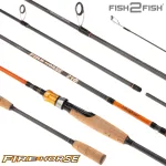 Spinninguv&otilde;ll Fish2Fish Fire Horse M, 2,1 m, 10,0&ndash;35,0 g (FH10/35-210)