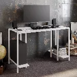 &Otilde;ppelaud, Hanah Home, valge, 125 x 73,8 x 60, cm