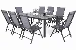 V&auml;lim&ouml;&ouml;bli komplekt Ibiza 185 cm Alumiinium, hall