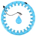 HHW01 BLUE HULA HOOP WITH WEIGHT HMS