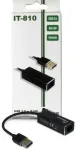 "Adapter USB3.0 > RJ45 Gigabit Lan 1000 MBit/s Inter-Tech Black"