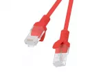 Lanberg PCU6-10CC-0100-R v&otilde;rgukaabel 1 m Cat6 U/UTP (UTP) Punane