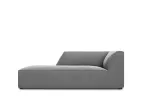 Velvet Chaise Longue Left, "Siena", 1 Seat, 93x181x69 Made in Europe