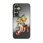 Baby Rudolph - Samsung Galaxy S25 Case, Elite Mirror Dark (Magnetic) / Gold