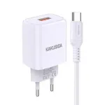 KSC-917WH 18 W + USB-C-kaabel 1 m, valge