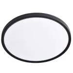LED Waterproof luminaire 32W, 3CCT, 3840Lm, IP44, &Oslash; 400 x 25 mm Black